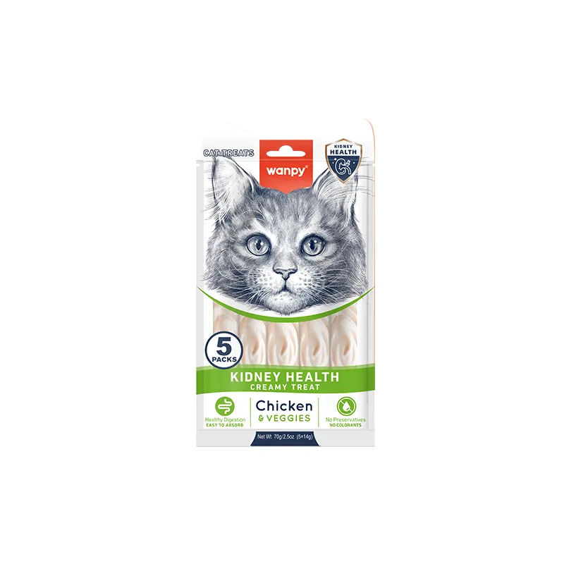 Medicated Wanpy Kidney Health Creamy Treat Chicken And Veggie – 70 Gram