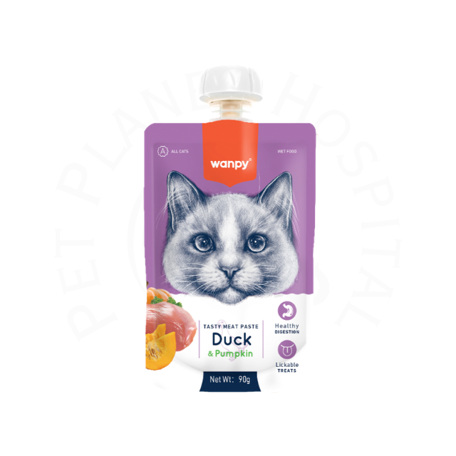 Wanpy Adult Cat Tasty Meat Paste Duck & Pumpkin