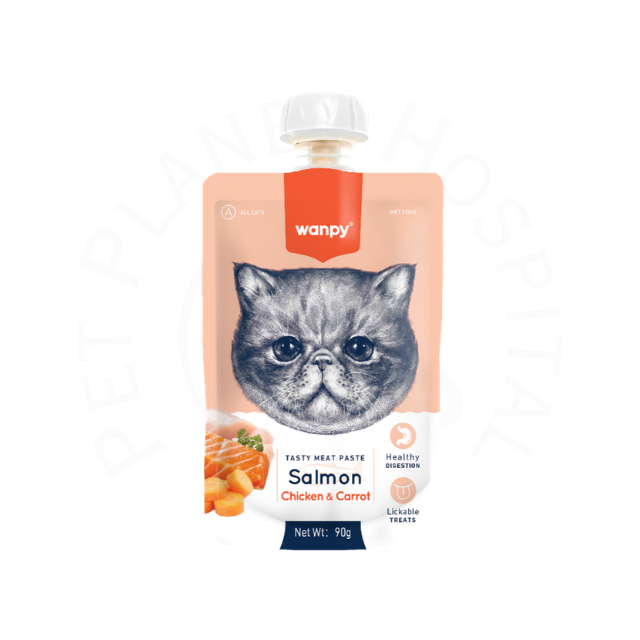 Wanpy Tasty Meat Paste, Salmon Chicken & Carrot