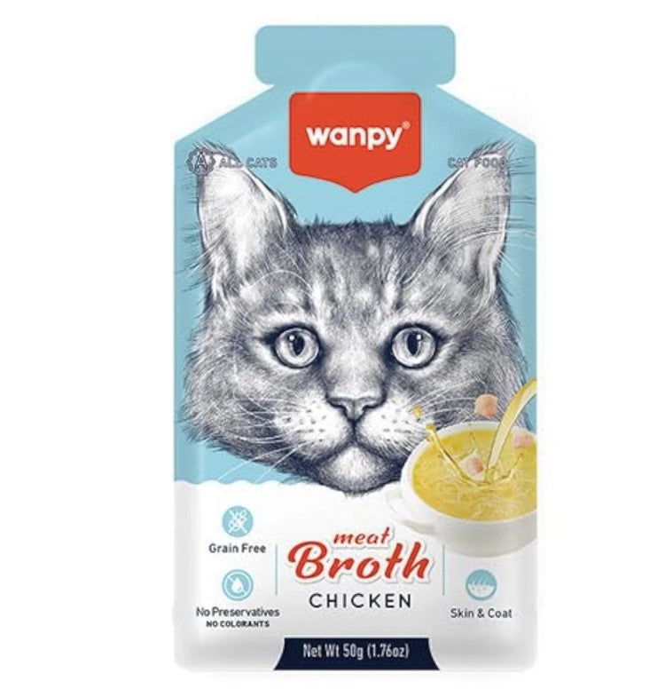 Wanpy Meat Broth Chiecken 50GM