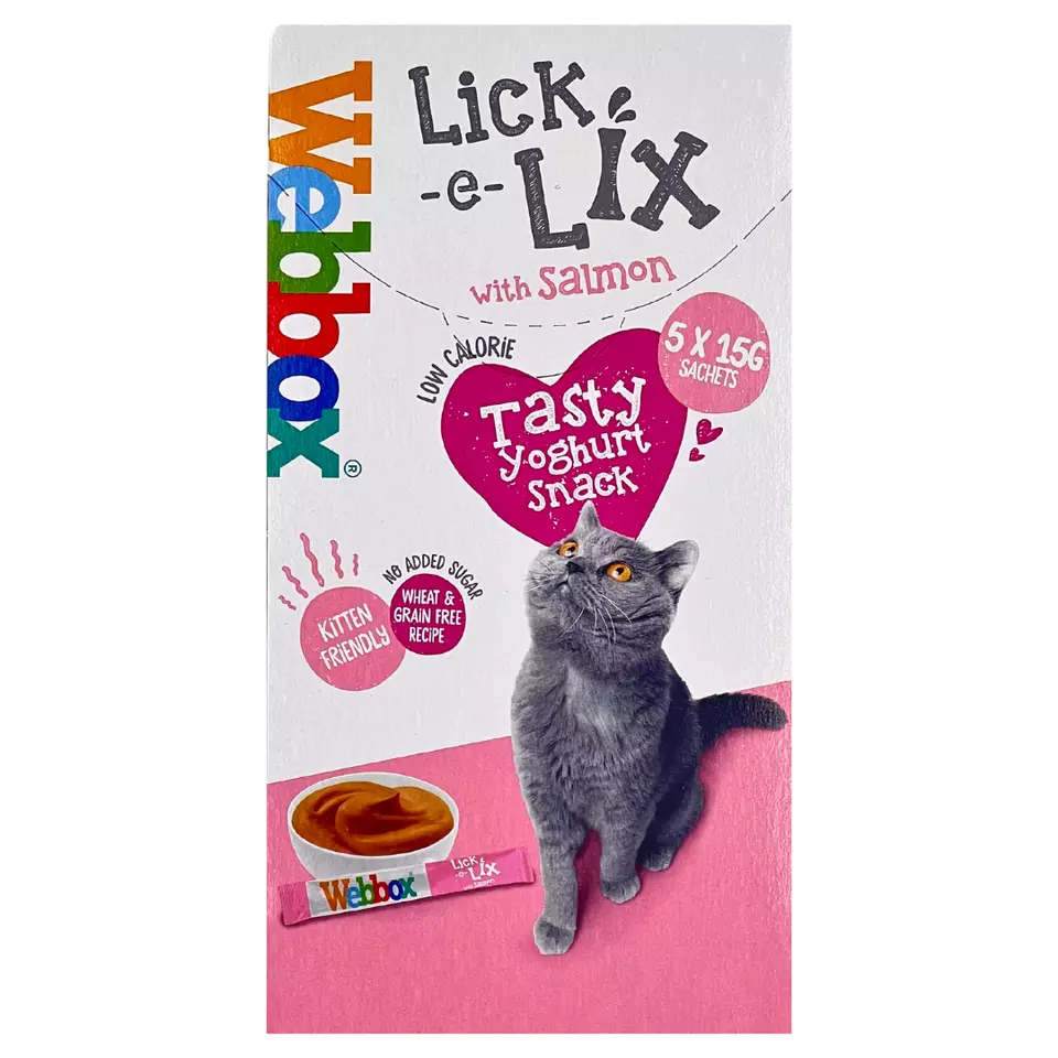 Webbox Lick-e-Lix Creamy Salmon Cat Treats