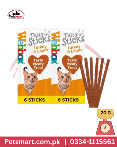WEBBOX cat del. stick beef n rabit