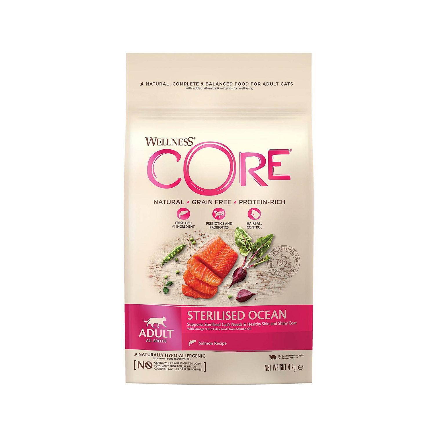 Wellness CORE Sterilized Ocean with Salmon Recipe - 4 Kg