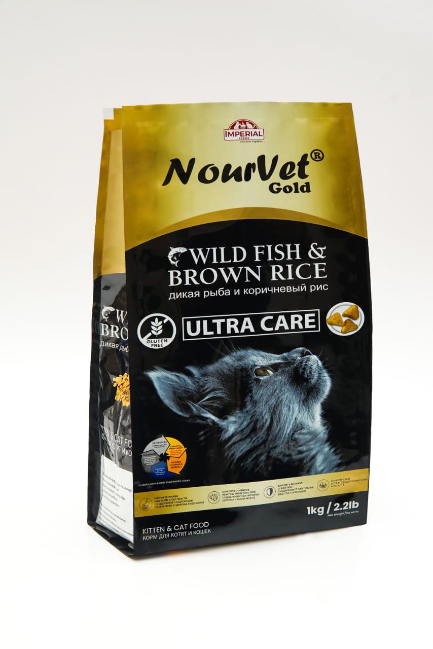 Nourvet Gold Wild Fish And Brown Rice 1kg