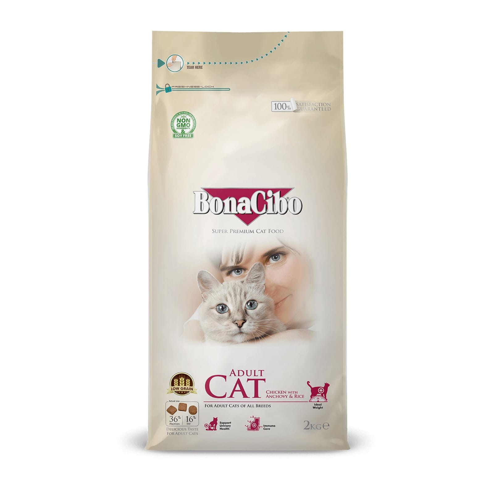 bonacibo Adult cat Chicken 2kg bona01