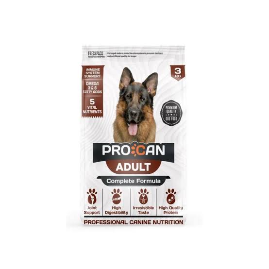 Procan Adult Dog Food 3kg procan01