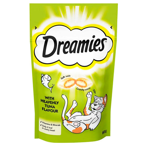 Dreamies Cat Treat Tuna 60GM tr036e
