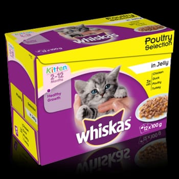Whiskas Kitten Pouches 85gm