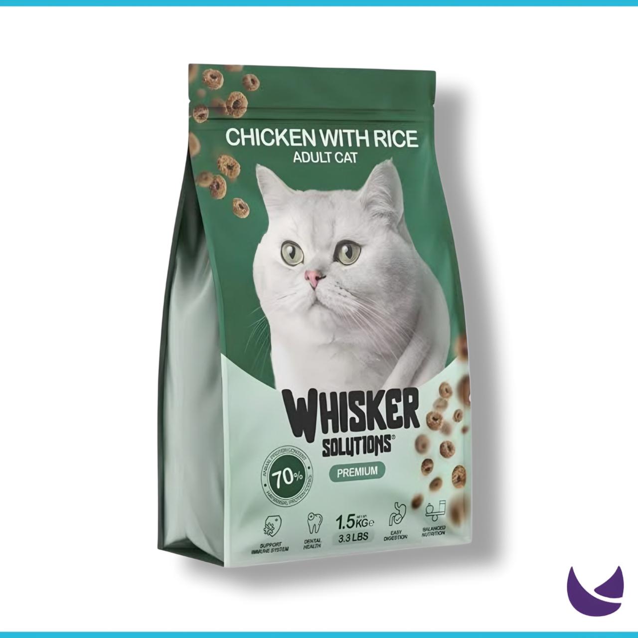 Whisker Cat Food Chicken with Rice