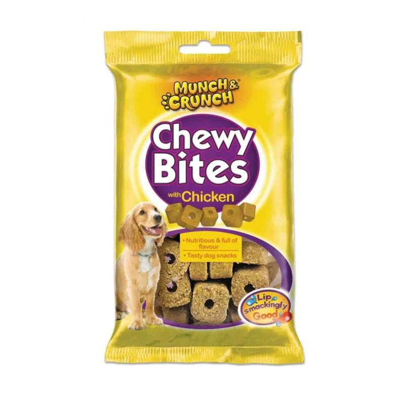Munch &amp; Crunch Chew Bites Chicken 170gm tr039o