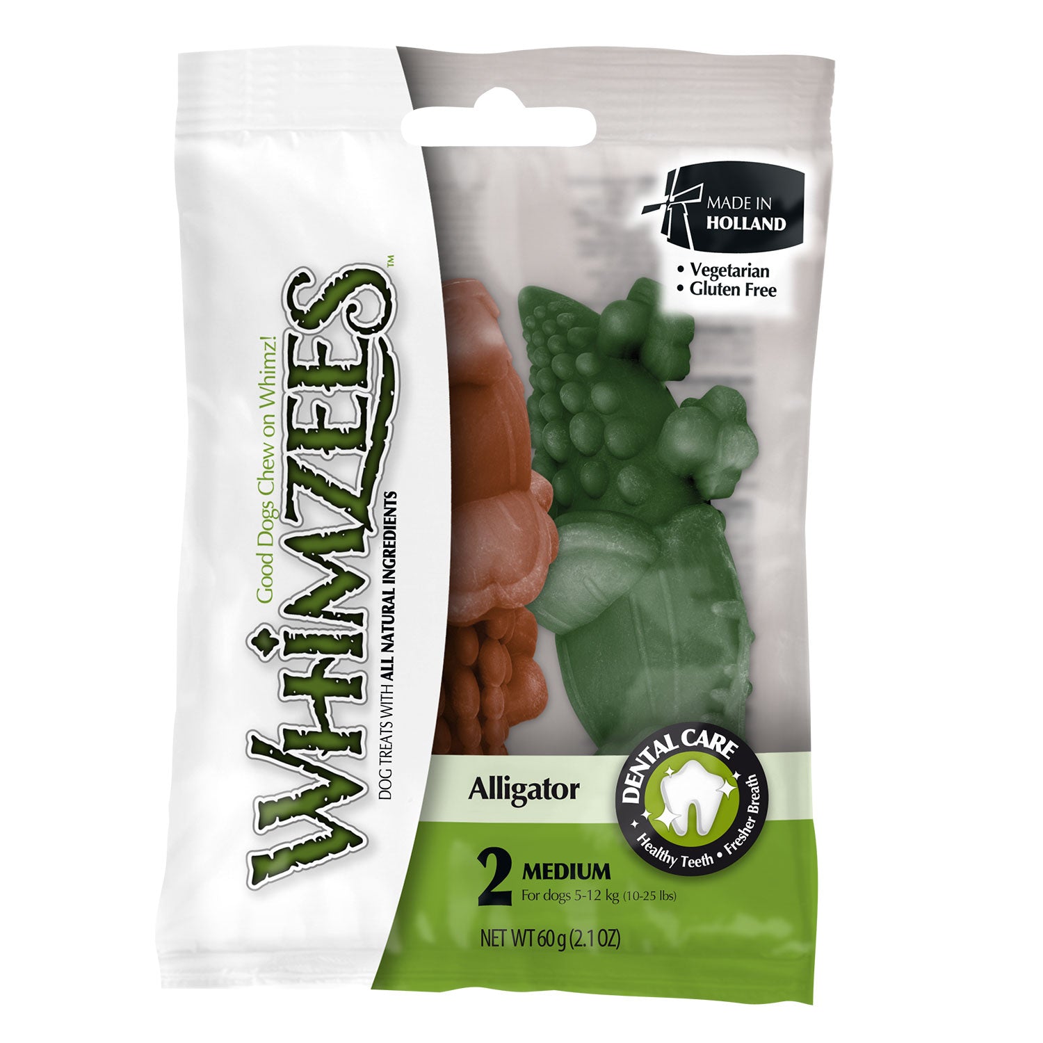 WHIMZEES Alligator Medium Mix Colours (2pcs)
