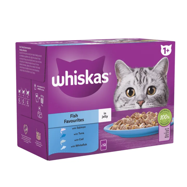 Whiskas 1+ Adult Fish Jelly