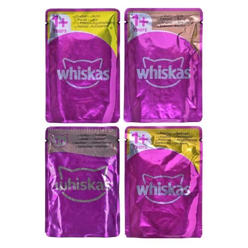 Whiskas 1+ Jelly in Poultry Feasts (85g)