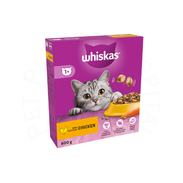 Whiskes Adult Cat Lamb & Rice Nutrition