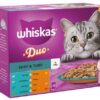 Whiskas Fish Favourites in Jelly 1+ Adult Wet Cat Food Pouches