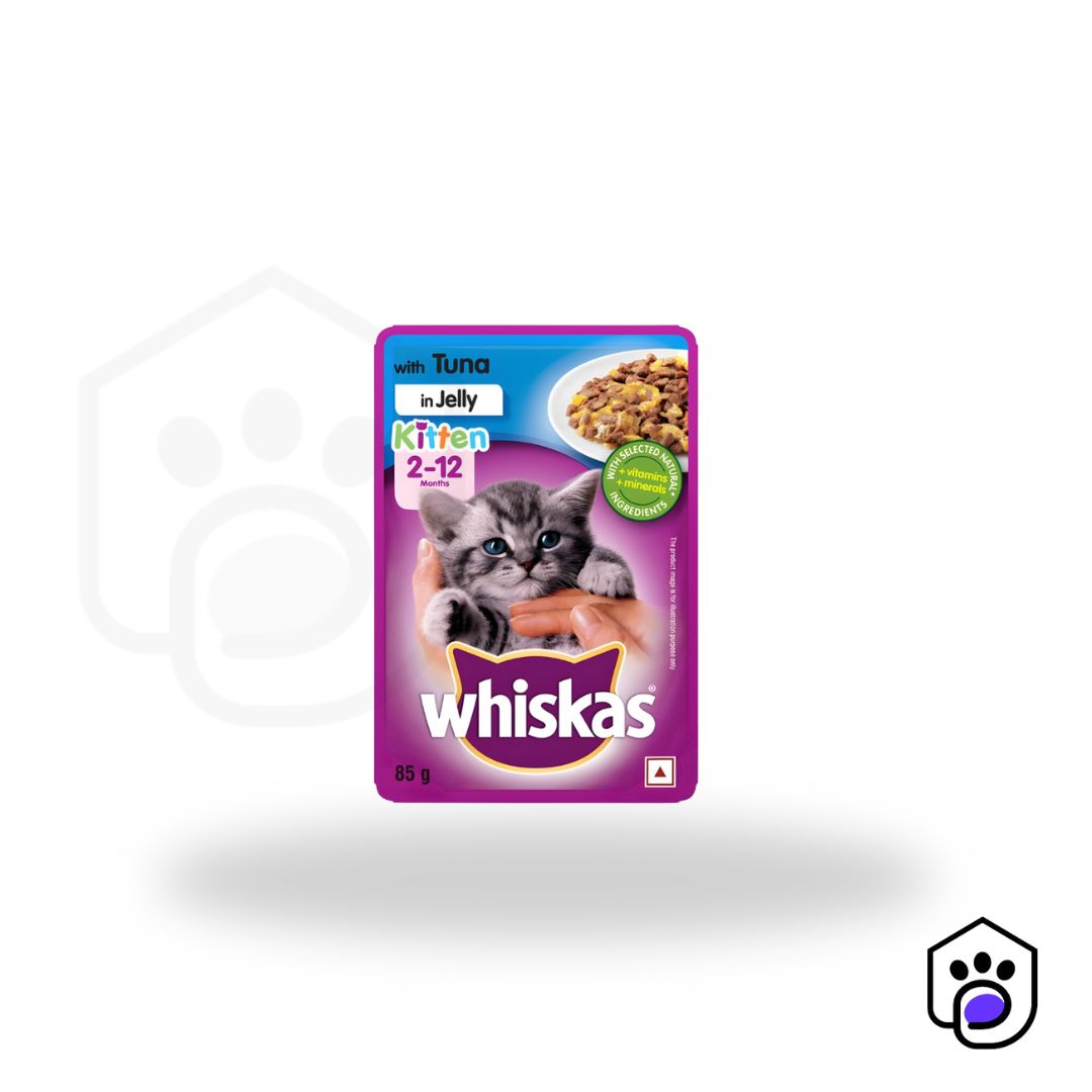 Whiskas Kitten Jelly Pouch – Flavor Selection