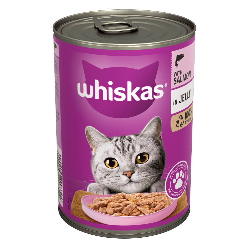 Whiskas Cat Jelly Tin Salmon and Chicken 400 g