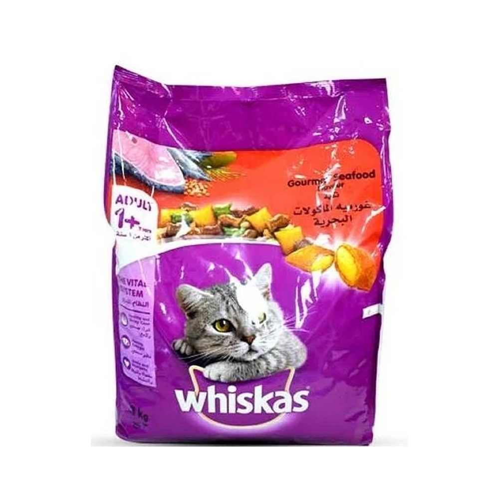 Whiskas Gourmet Seafood Cat Food Adult - 3 kg
