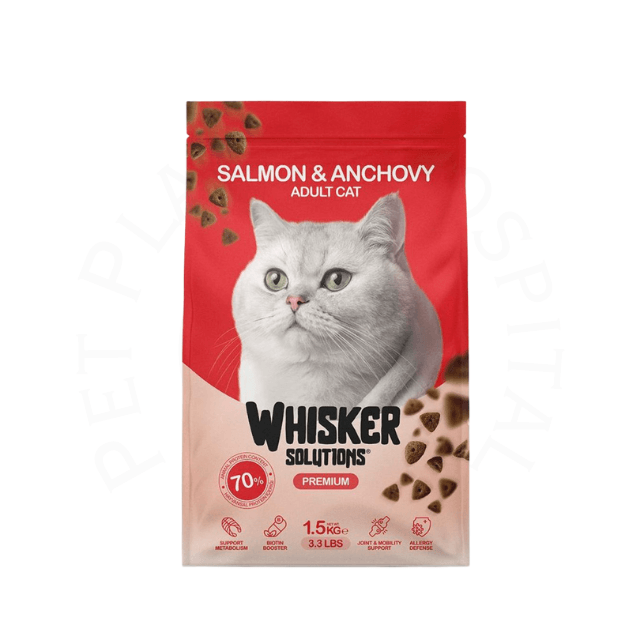 Whisker Cat 1.5kg Anchovy & Salmon