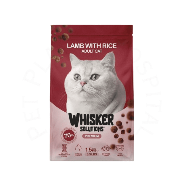 Whisker Cat 1.5kg Lamb & Rice Nutrition