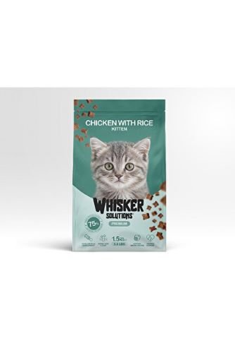 Whisker Solutions Kitten Food-Chicken With Rice (1.5kg)