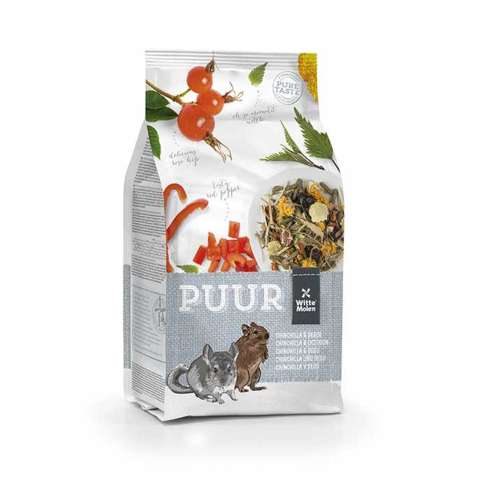 Witte Molen Puur Chinchilla & Degu Food -2kg
