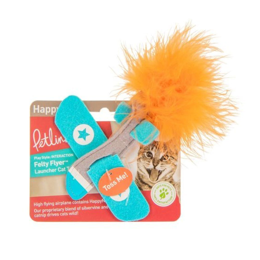 PetlinksĀ® Felty Flyer Airplane Launcher Cat Toy