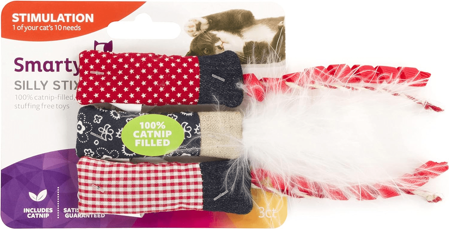 SmartyKat® Silly Stix™ Pure Catnip Sparklers Cat Toys