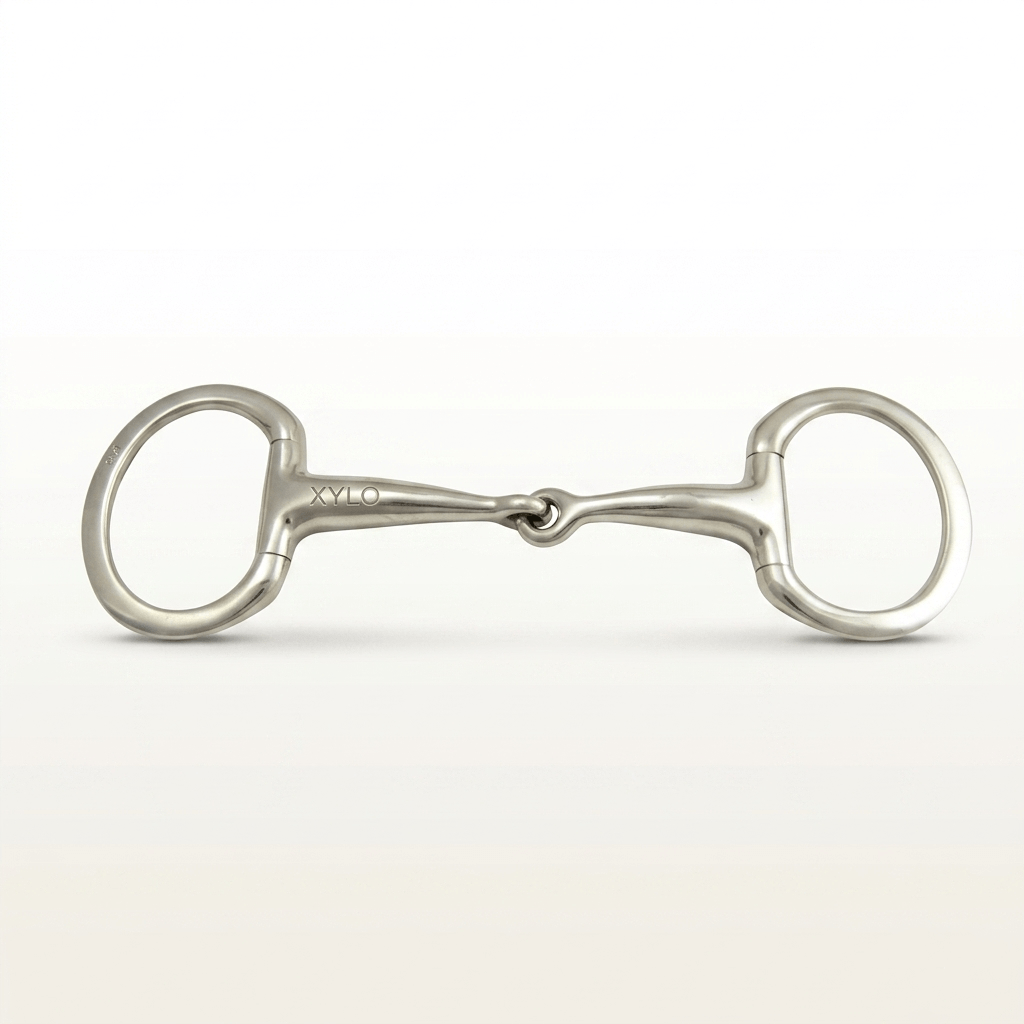 XYLO Egg Butt Snaffle Hollow Mouth Horse Bit