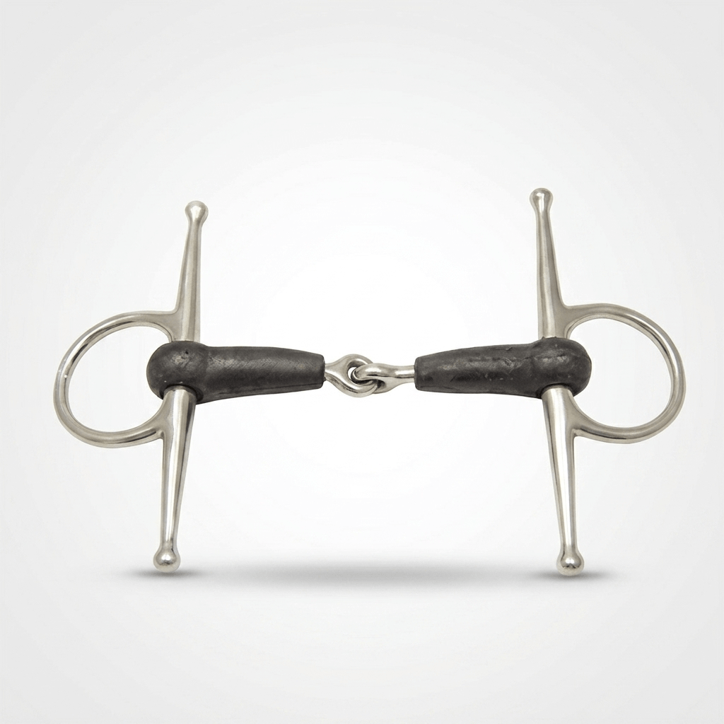 XYLO Rubber Full Cheek Snaffle Bit