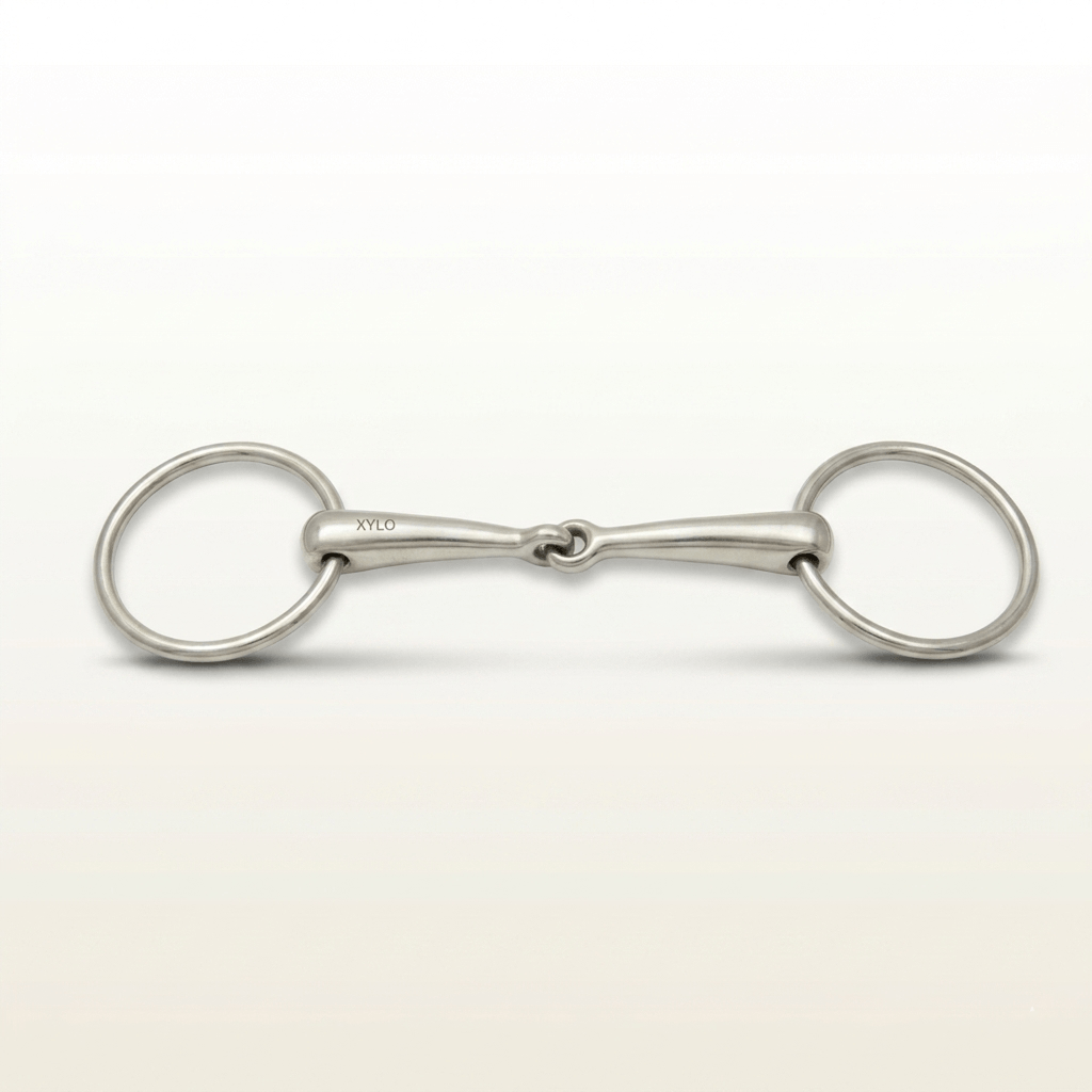 XYLO LS Ring Solid Joint SS Horse Bit