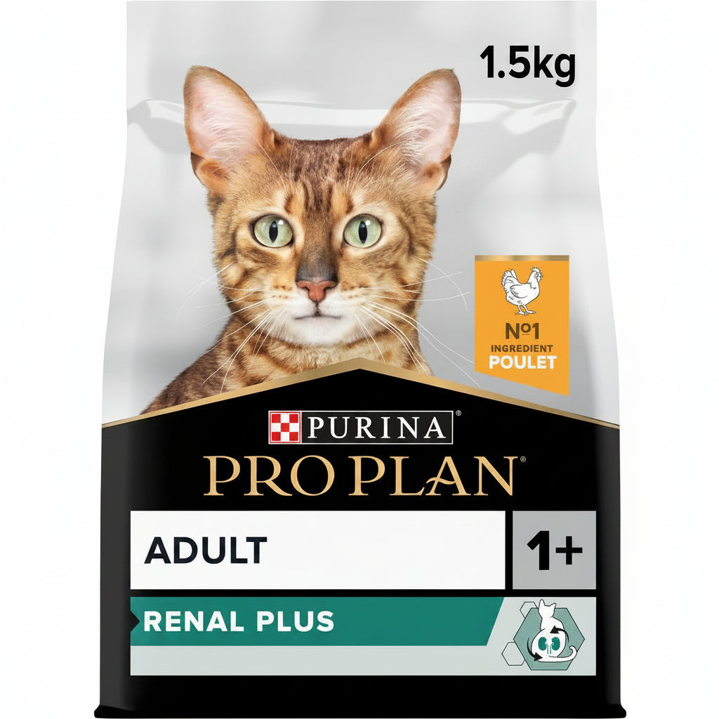 Purina Pro Plan Adult Renal Plus Everyday Dry Cat Food with Chicken, 1.5 kg