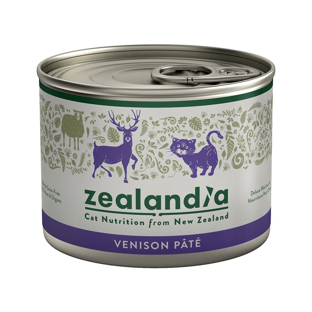 Zealandia Venison Pate Canned Cat Food - 185 g