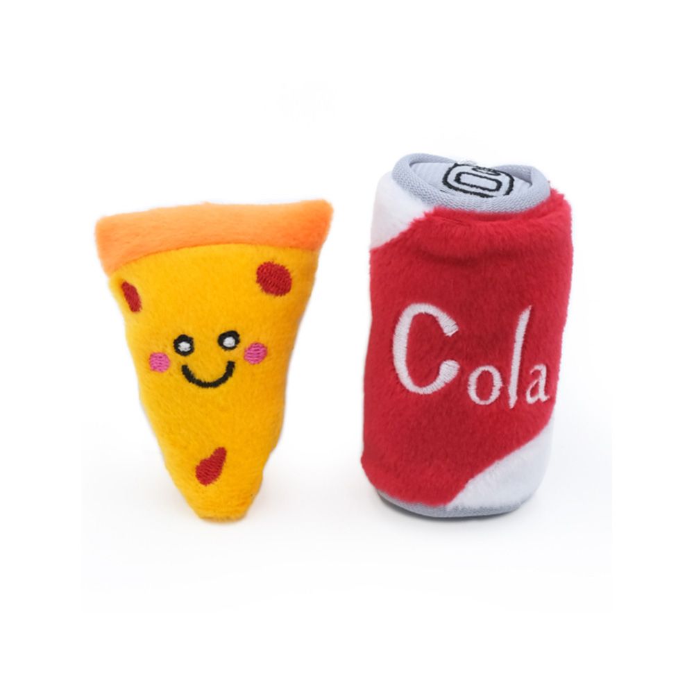 ZippyClaws NomNomz Pizza and Cola Cat Toy