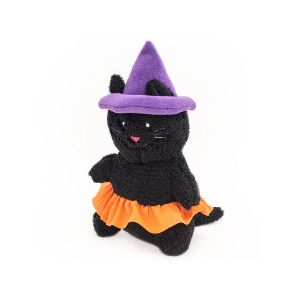 ZippyPaws Halloween Cheeky Chumz Cat Witch Dog and Cat Toy