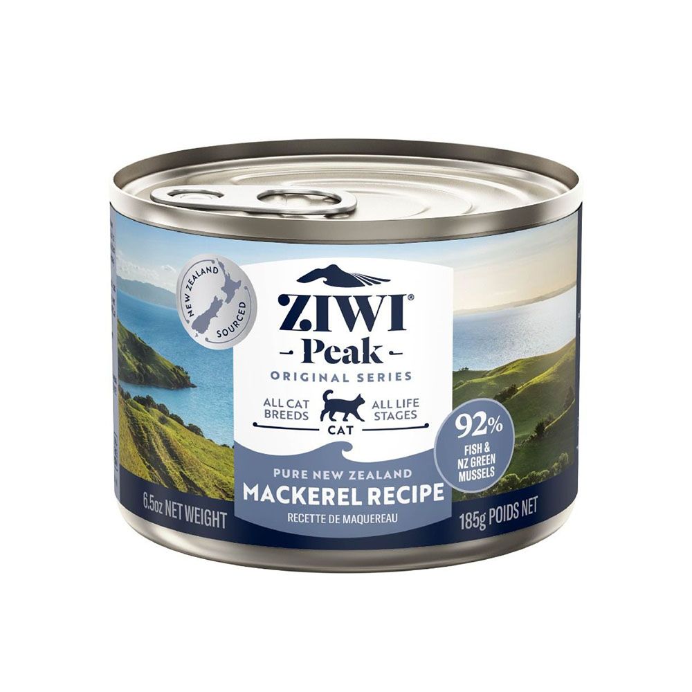 Ziwi Peak Mackerel Recipe Canned Cat Food - 185 g