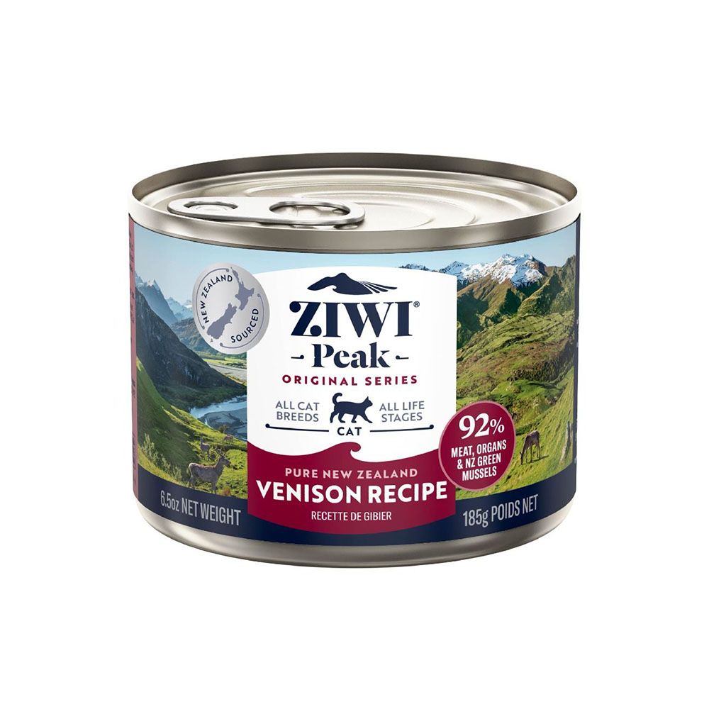 Ziwi Peak Moist Venison Canned Cat Food - 185 g