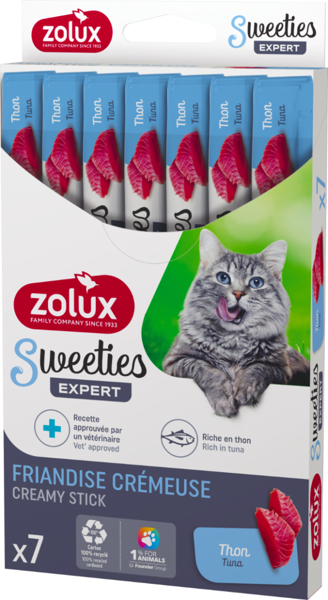 Sweeties Creamy Stick for Cats, Tuna, 7 pcs/box