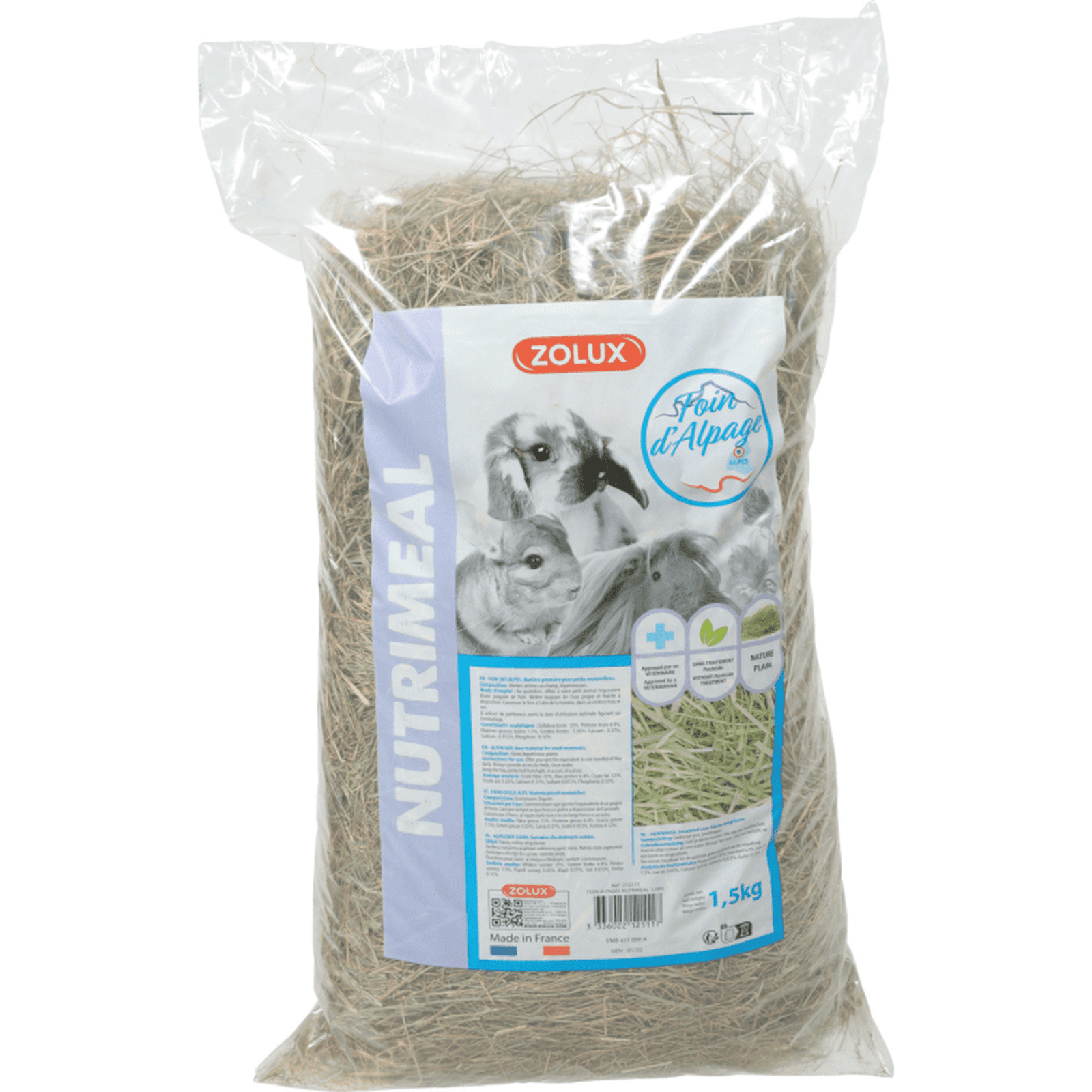 Zolux Alpine Premium Hay -1.5kg