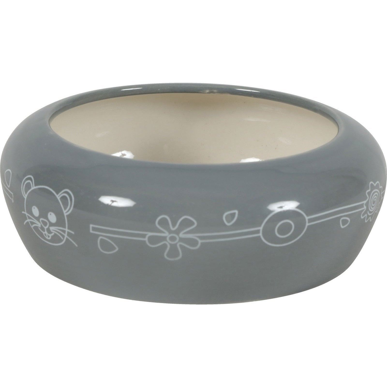 Zolux Ceramic Bowl 250ml - Grey
