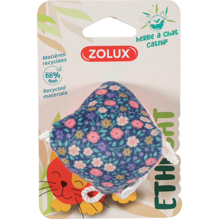 Zolux Ethicat Floral Pyramid Cat Toy