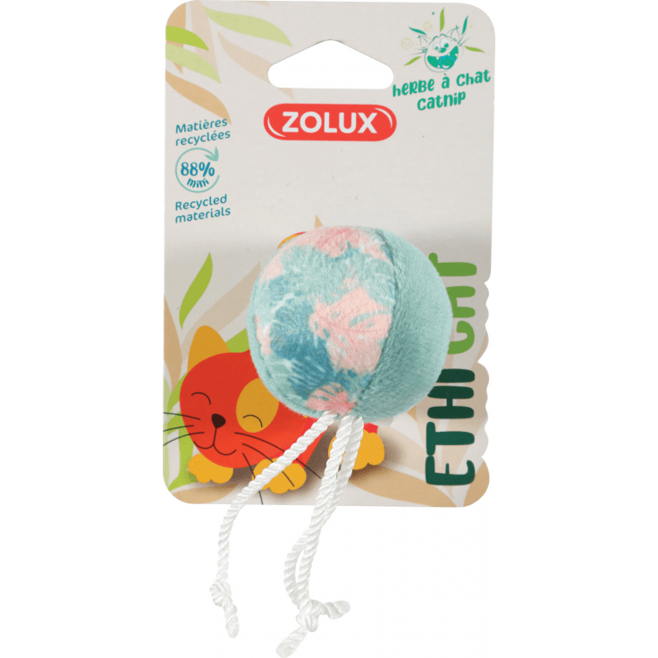 Zolux Ethicat Leaf Ball Cat Toy