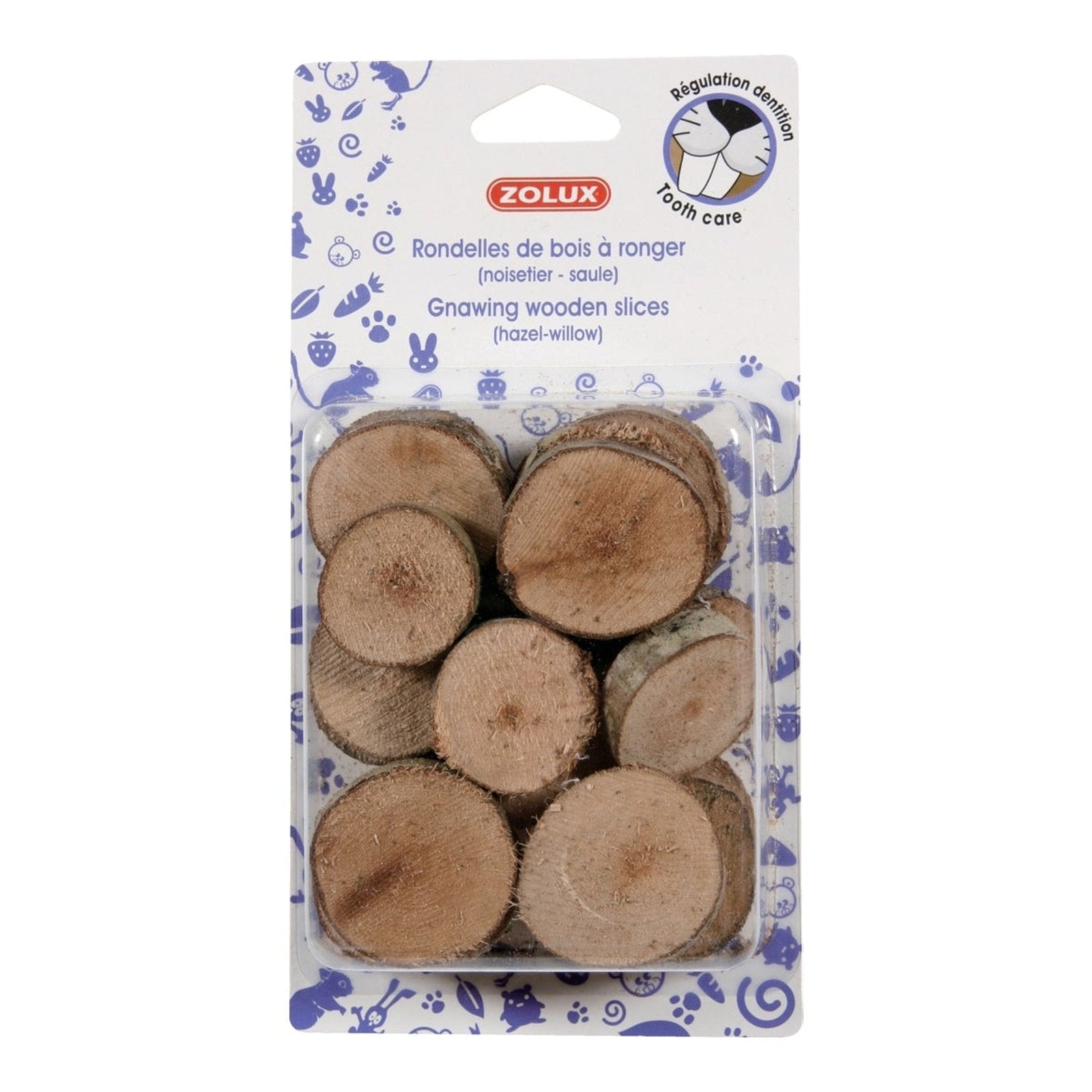 ZOLUX Gnawing Wooden Slices for Rodents