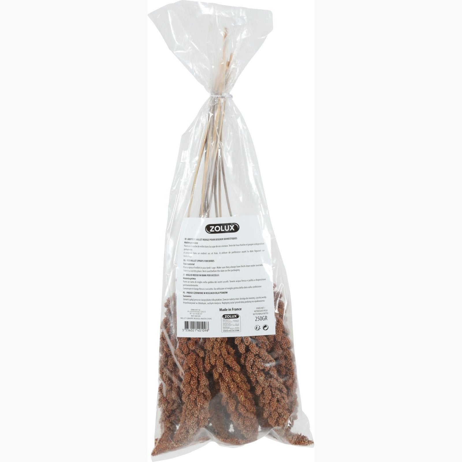 Zolux Red Anjou Millet - 250g