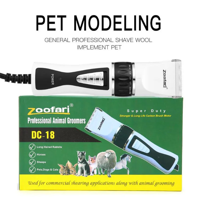 Zoofari DC-18 Professional Animal Grooming Clipper | Pets Grocery Store
