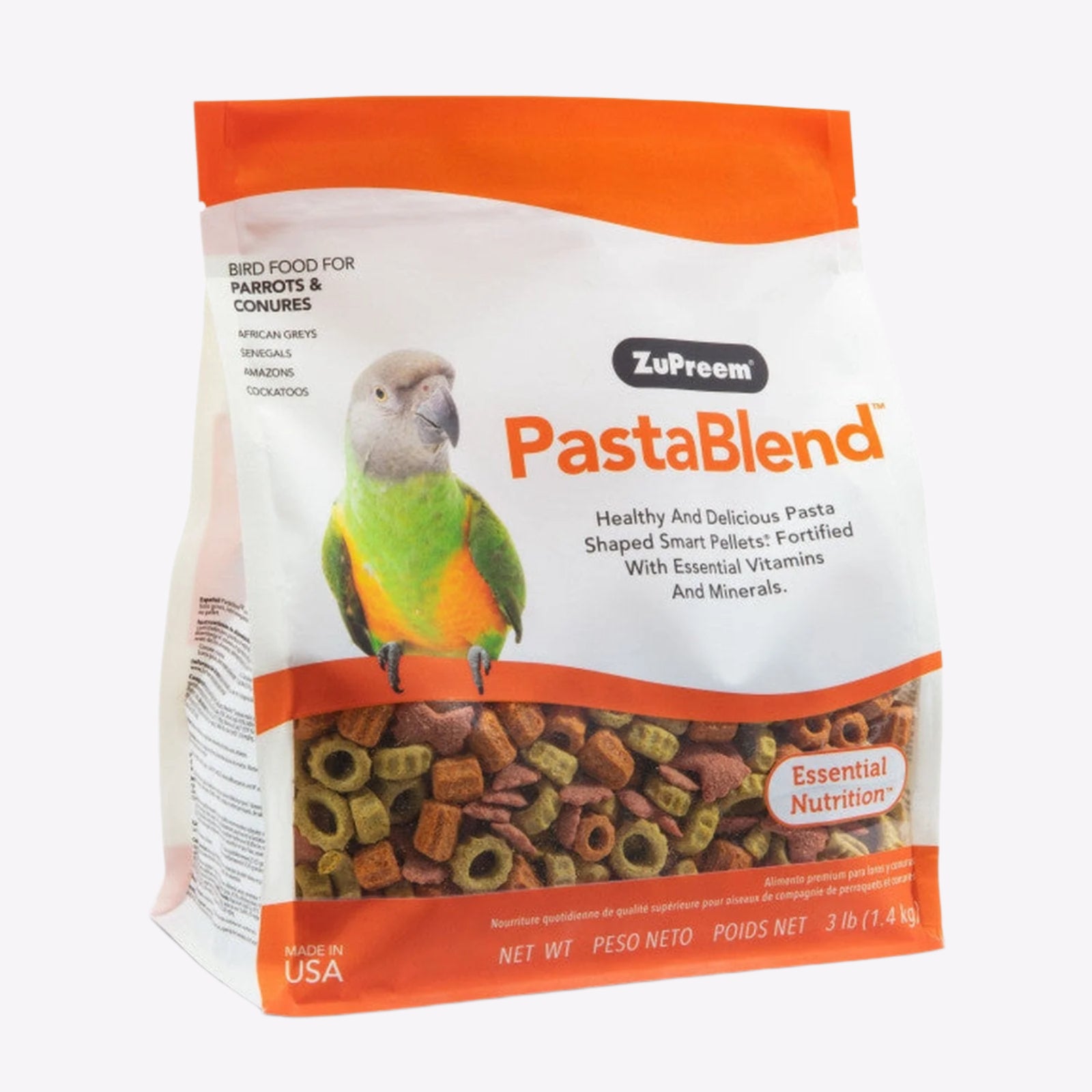 Zupreem PastaBlend Medium & Large Parrot Food - 3lb (1.4kg)
