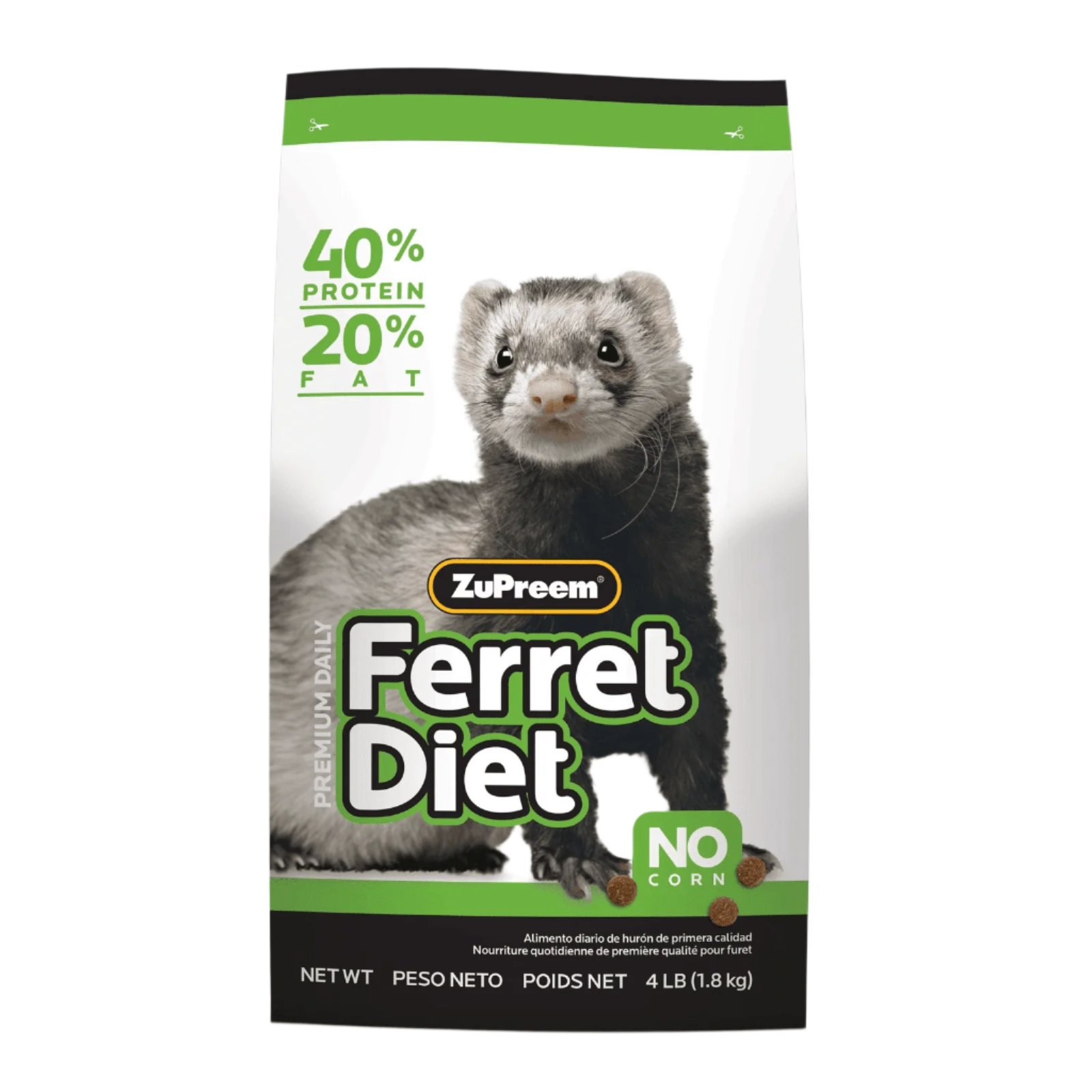 Zupreem Premium Ferret Diet - 1.8kg