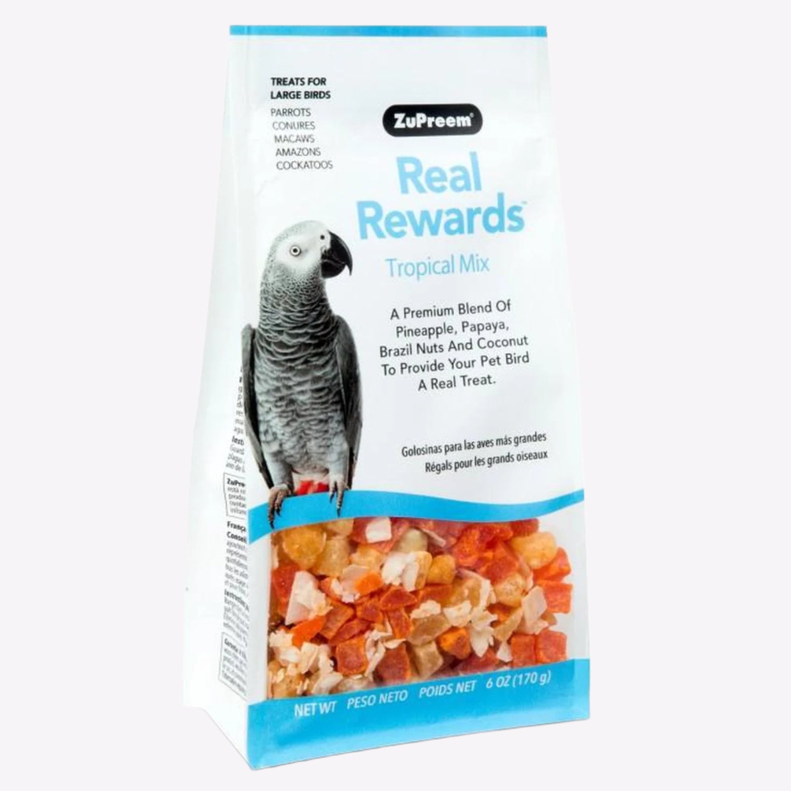 Zupreem Real Reward Large Parrot Treats - 170g