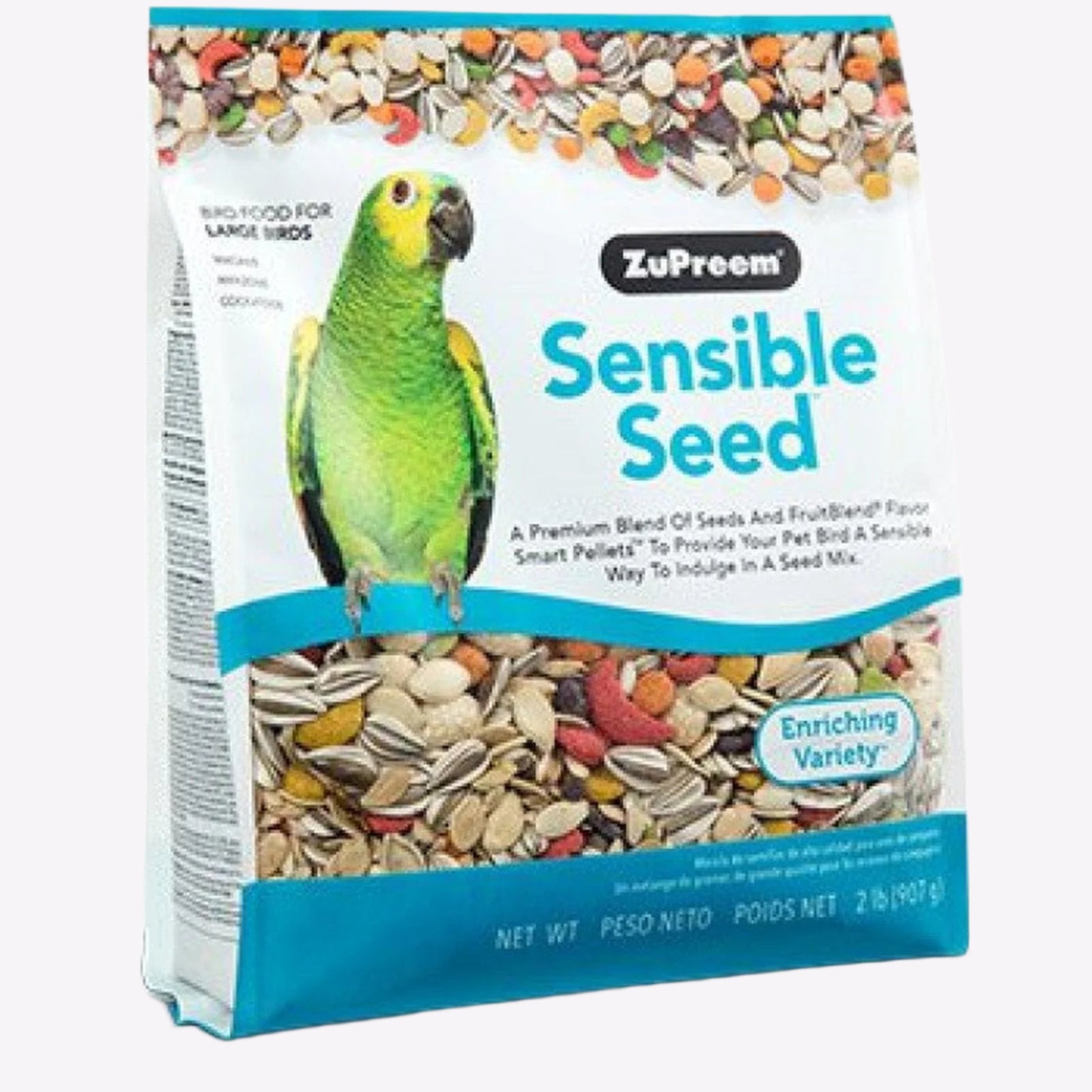 Zupreem Sensible Seed Large Birds -2 lb(0.91Kg)