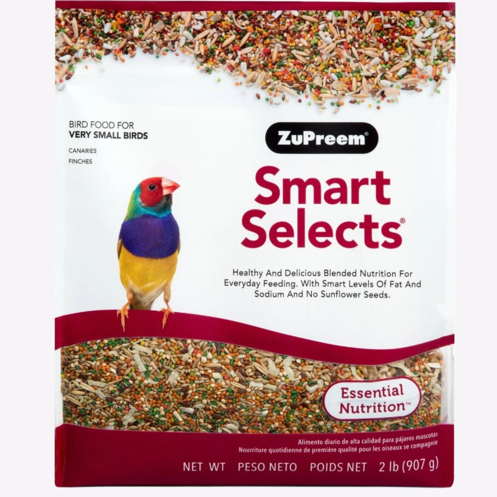 Zupreem Smart Selects Canaries & Finches - 2lb (907g)